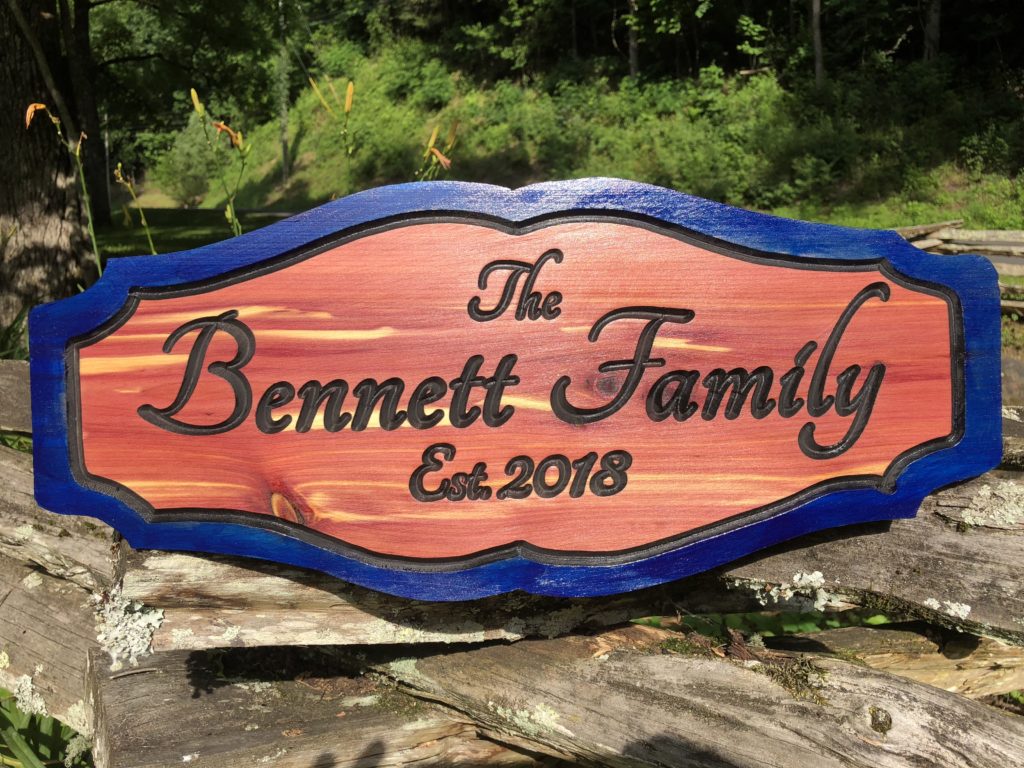 Wood Sign Personalized with Custom Engraving Gatlinburg, TN