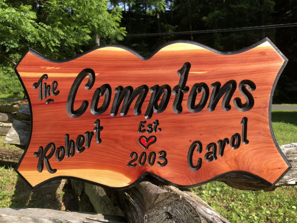 Custom Wood Sign Design Personalized For Home Or T Giving