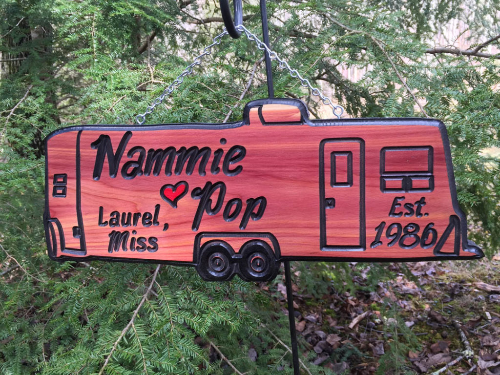 Personalized Wooden Camper Signs | Custom Camper Wood Sign